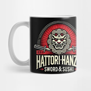 Hattori Hanzo Sword & Sushi - Japanese Warrior Mug